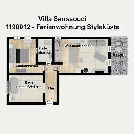 Apartment Sanssouci Stylekueste Binz